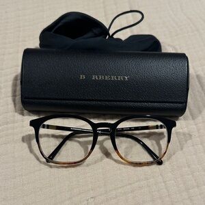 Burberry Black and Tan Eyeglasses